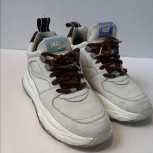 P448 Luke leopard Yeti Chunky Sneakers Size 37